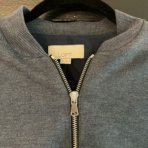 LOFT bomber jacket soft cotton